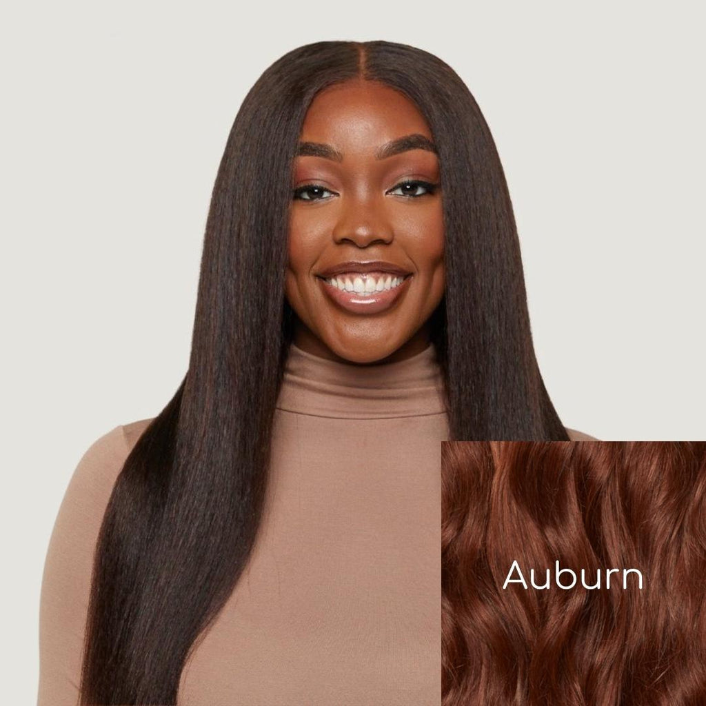 Natural Black Kinky Straight HD Lace Wigs