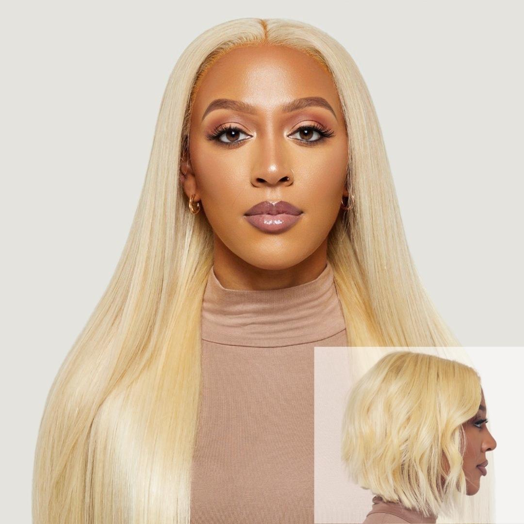 Very Straight Blonde HD Lace Wigs