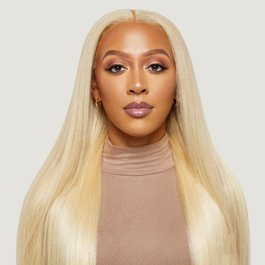 Very Straight Blonde HD Lace Wigs