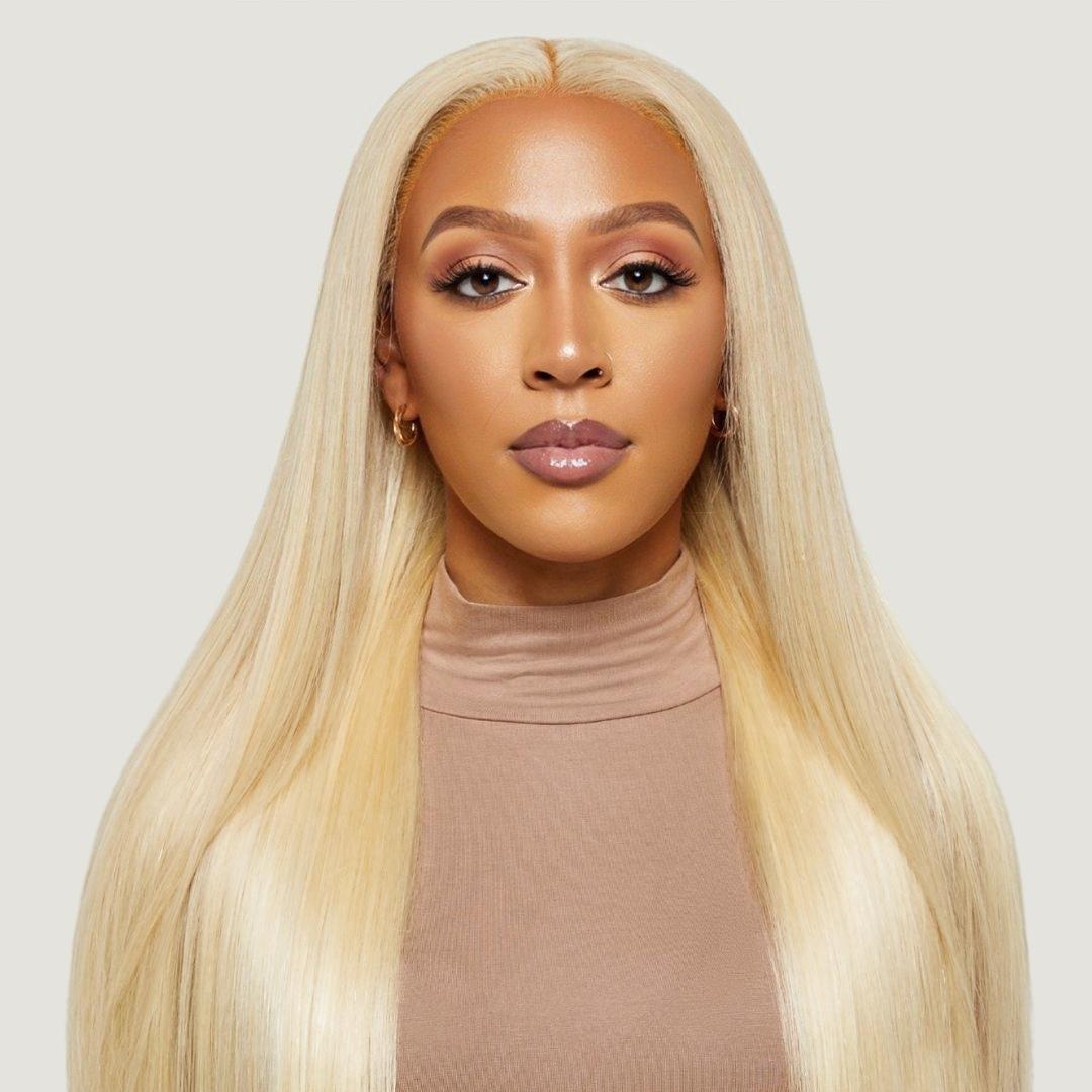 Very Straight Blonde HD Lace Wigs