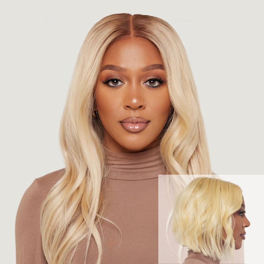 Very Straight Blonde HD Lace Wigs