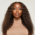 Chocolate Brown Very Wavy HD Lace Wig
