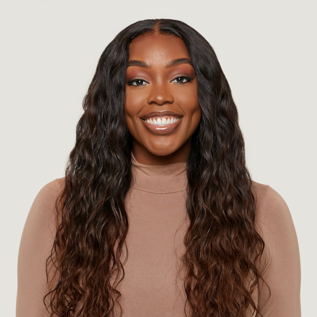 Dark Ombre Wavy HD Lace Wig