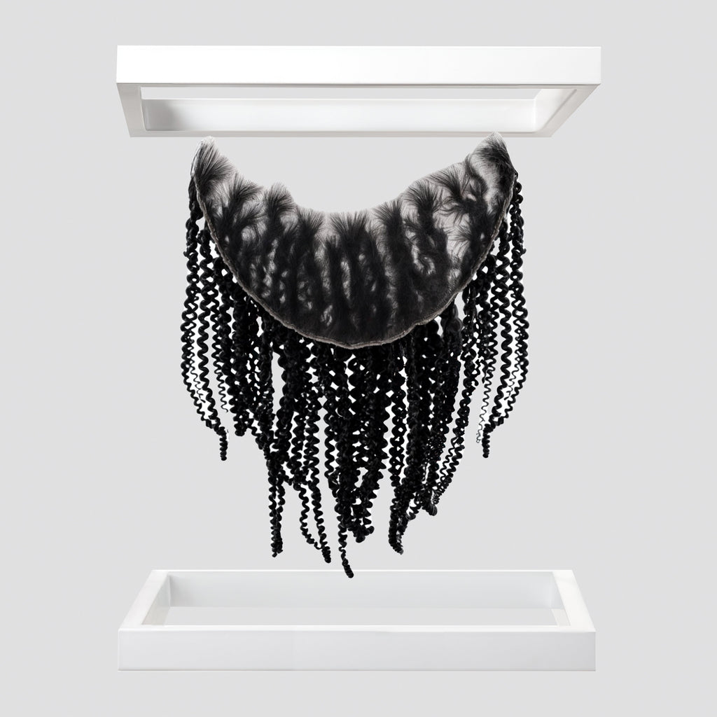 Afro Kinky Curly Bundle Set with 13x6 Frontal