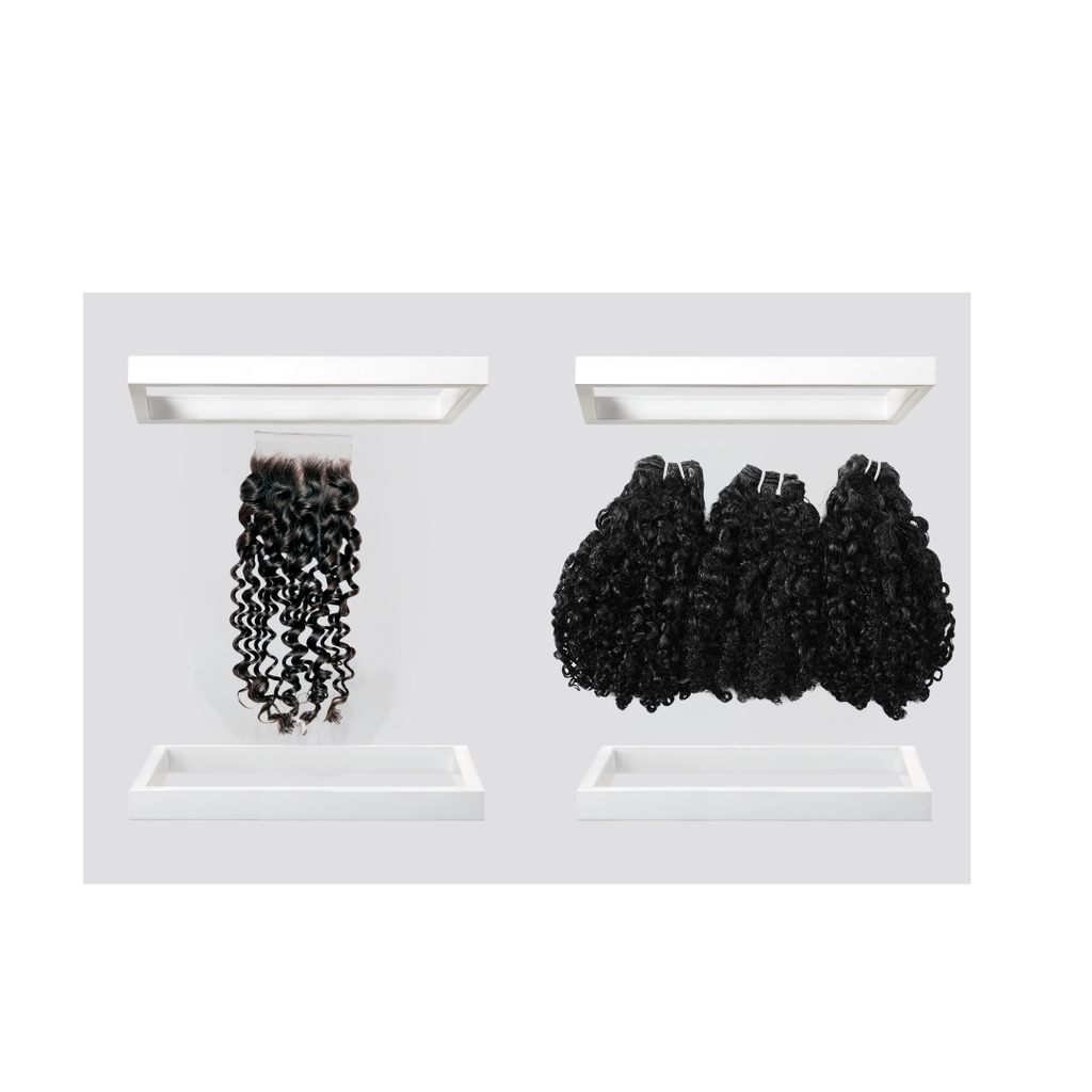 Loose Curly Bundle Set with 5x5 Closure