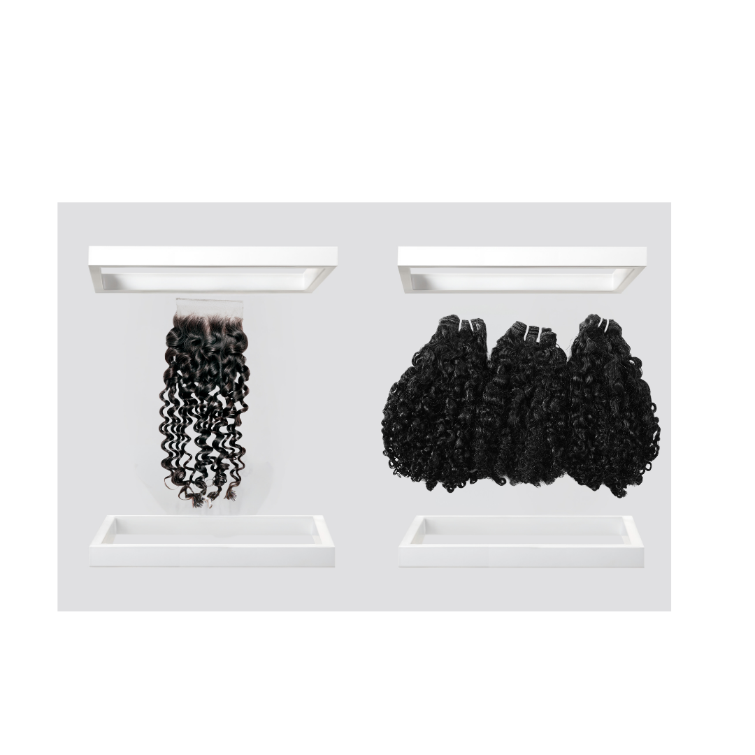Loose Curly Bundle Set with 5x5 Closure