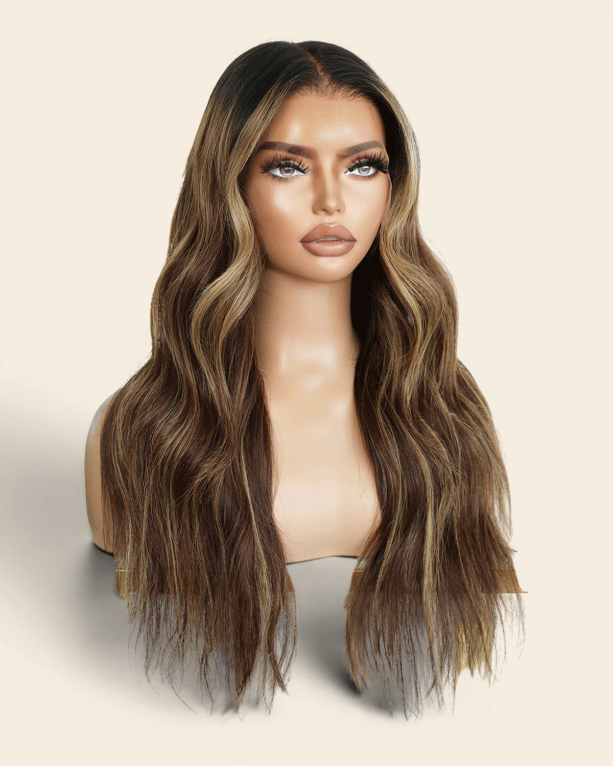 N263 18 Inch Wavy Glueless Lace Front Wigs Brazilian virgin hair.png