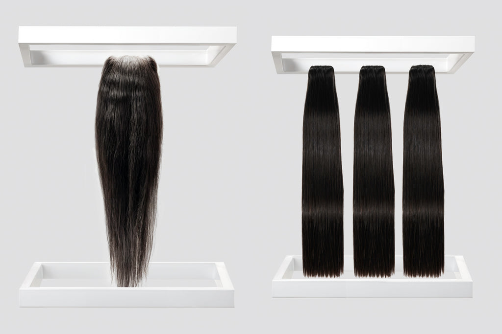 Very Straight Bundle Set with 5x5 Closure