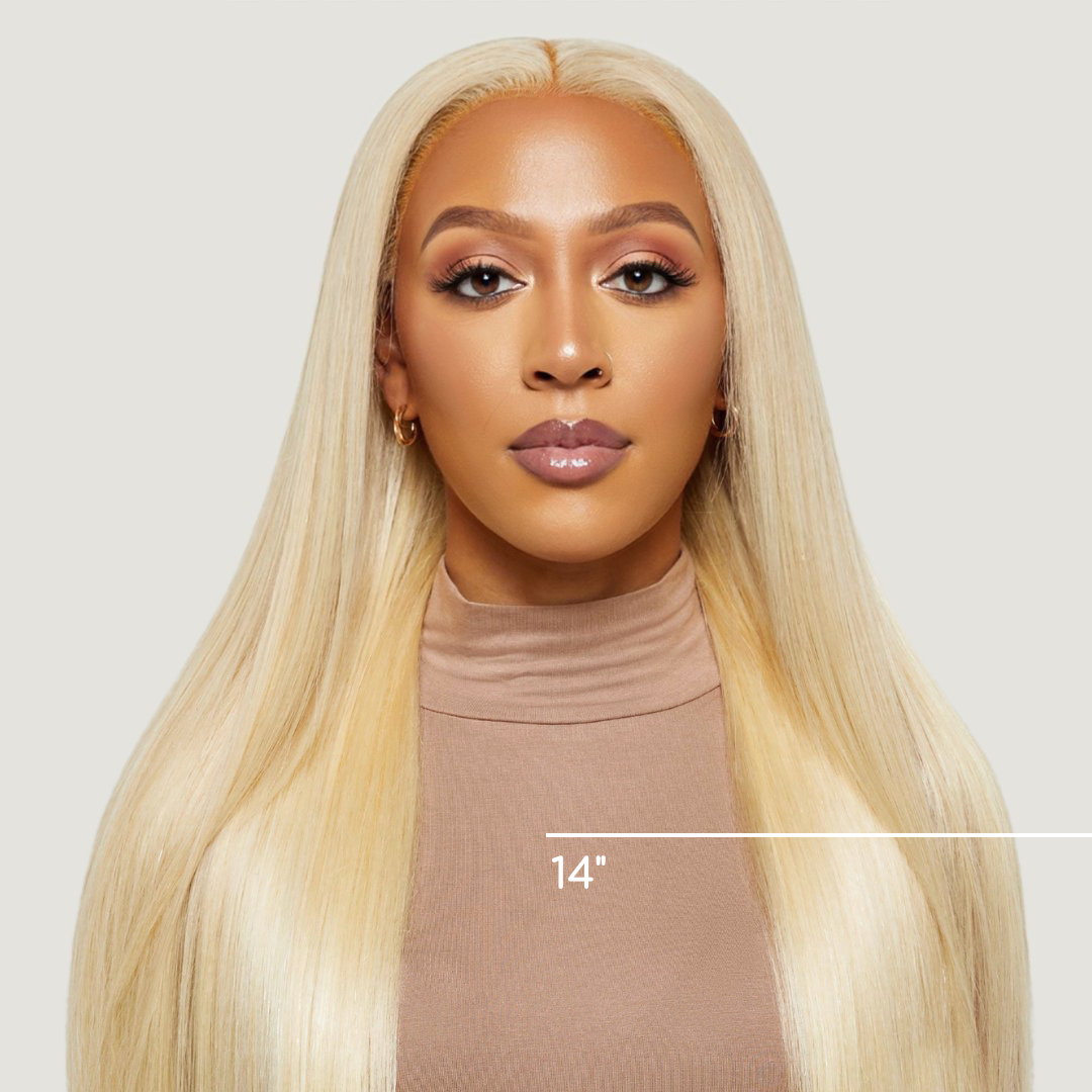 Platinum Blonde HD Lace Wig in 14"