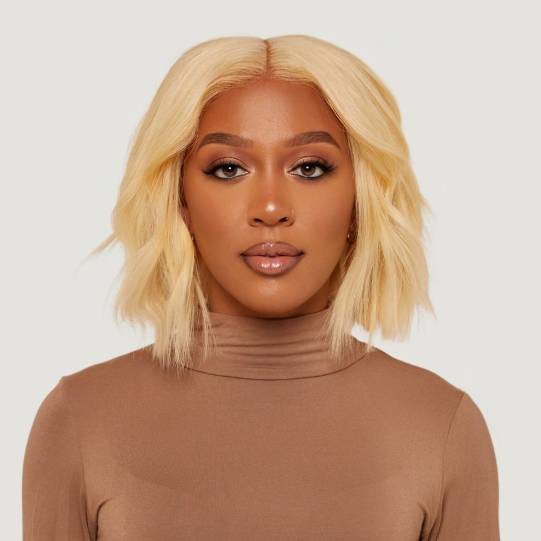 Platinum Blonde HD Lace Wig in 10"