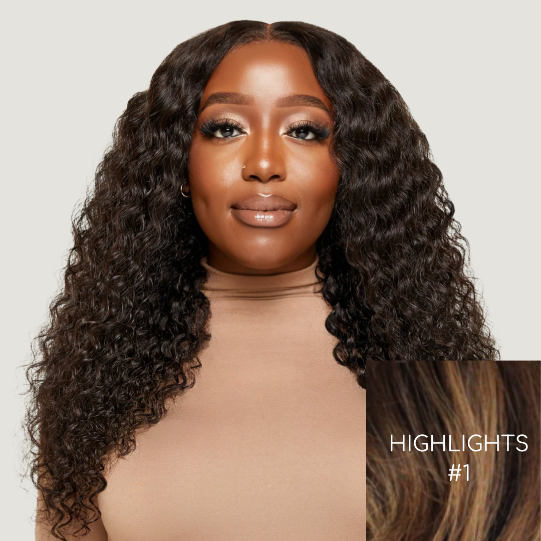 Very Wavy 5X5 HD Lace Closure Wig in 18"