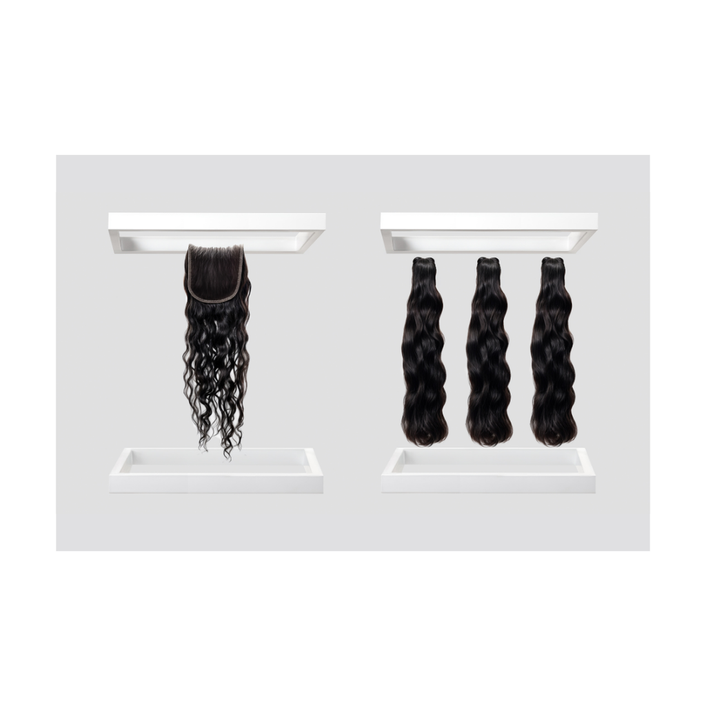 Wavy Bundle Set with 5x5 Closure