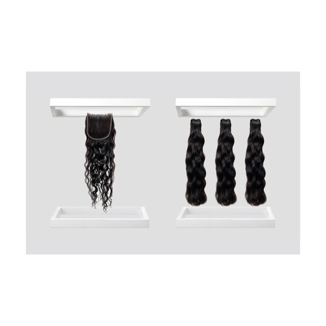 Wavy Bundle Set with 5x5 Closure