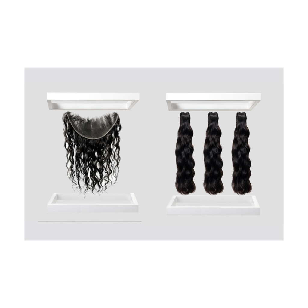 Wavy Bundle Set with 13x6 Frontal