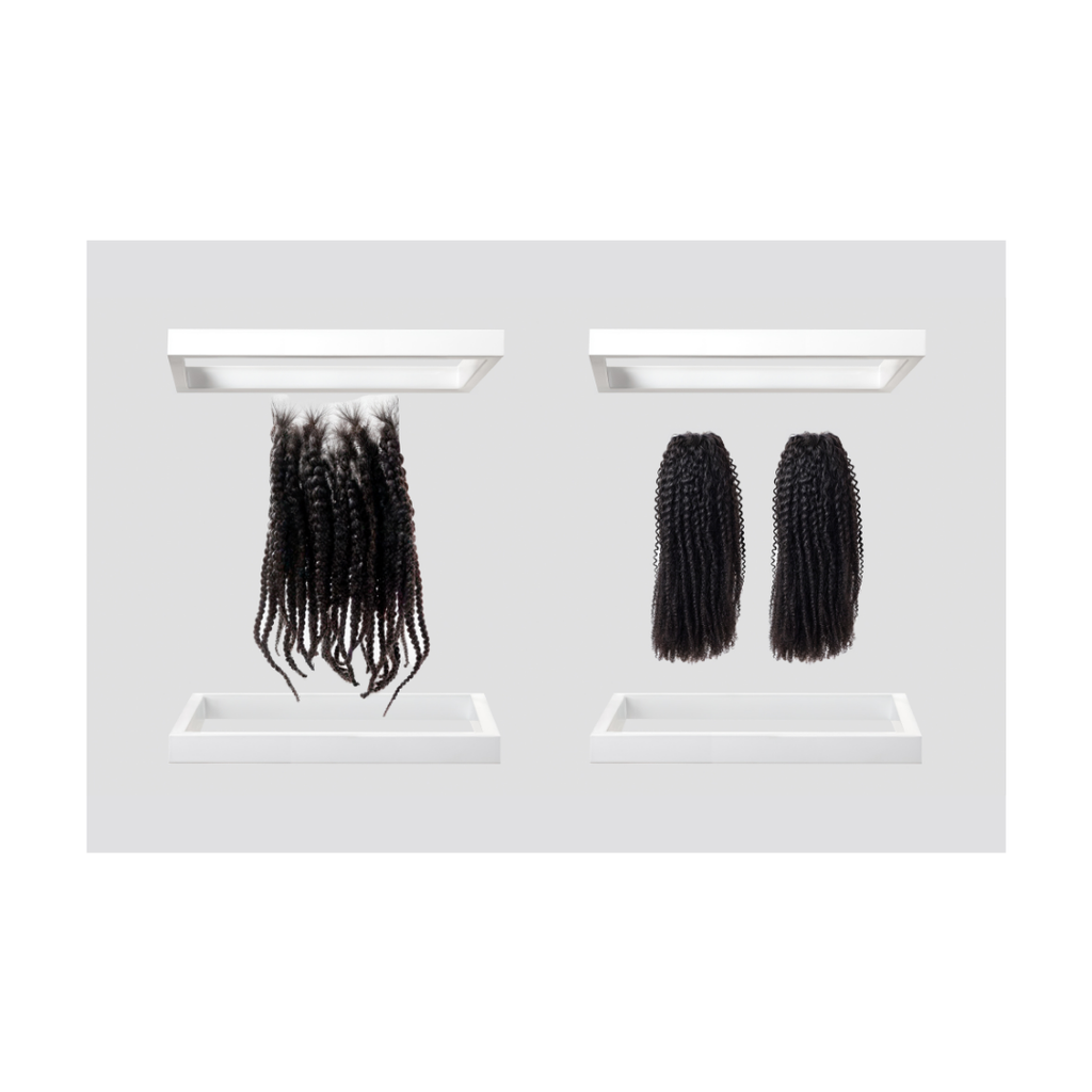 Afro Kinky Curly Bundle Set with 5x5 Closure
