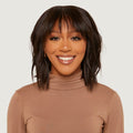 Very Straight HD Lace Wig in 10" with Bangs